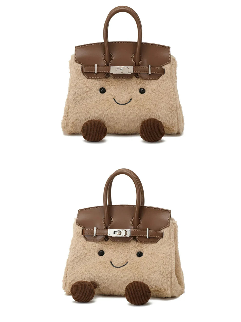 Jellycat Plush Fluffy Birkin Bag Handbags Shoulder Bag Top Handle Satchel Tote Work Bag