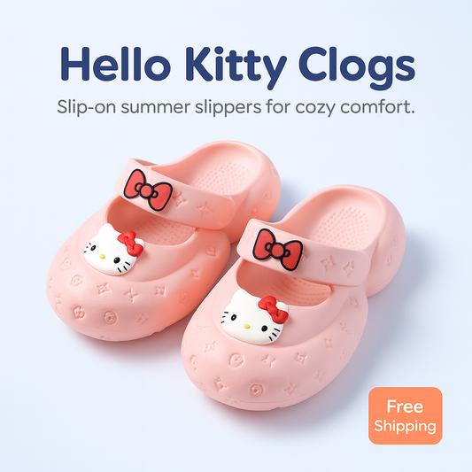 Hello Kitty Clogs – Comfy Slip-On Summer Slipper